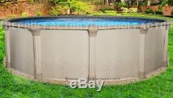 24 Round 54 High Quest Above Ground Swimming Pool with 25 Gauge Liner