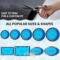 24' Round Above Ground Pool Liner Pad Geotextile Under Padding, Puncture & Wee