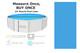 24' Round Overlap 72 Expandable Swimming Pool Liner Choose Gauge & Pattern