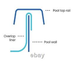 24' Round Pool Liner for Overlap or Beaded Above Ground Swimming Pools