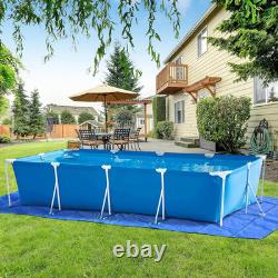 24 X 16 Ft Rectangular Pool Ground Cloths, Waterproof PE Swimming Pool Liner Pad