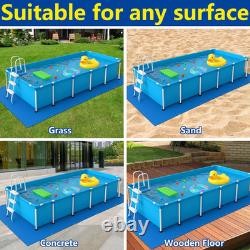 24 X 16 Ft Rectangular Pool Ground Cloths, Waterproof PE Swimming Pool Liner Pad