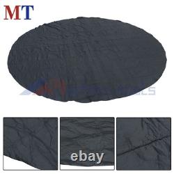 24 ft Black Round Pool Liner Pad for Above Ground Pools Resistant Under Pool Mat