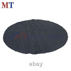 24 ft Black Round Pool Liner Pad for Above Ground Pools Resistant Under Pool Mat