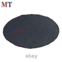 24 ft Black Round Pool Liner Pad for Above Ground Pools Resistant Under Pool Mat