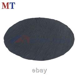 24 ft Black Round Pool Liner Pad for Above Ground Pools Resistant Under Pool Mat