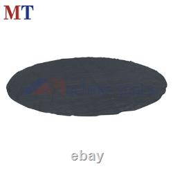 24 ft Black Round Pool Liner Pad for Above Ground Pools Resistant Under Pool Mat