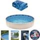 24-ft Round Above Ground Pool Liner Durable Vinyl, Easy Installation & Comfort