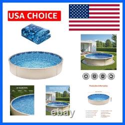 24-ft Round Above Ground Pool Liner, Unibead Pool Liners, Standard Gauge, 52i