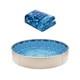 24-ft Round Above Ground Pool Liner, Unibead Pool Liners, Standard Gauge, 52inch Wa