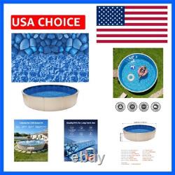 24-ft Round Above Ground Pool Liner, Unibead Pool Liners, Upgraded Thickened