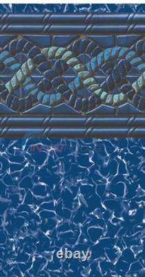 24 width 5 ft above ground blue pool liner (original price 750$)