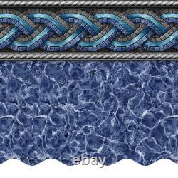 24' x 52 Round Unibead 30 Gauge Swimming Pool Liner Choose Pattern