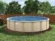 24'x52 Cedar Key Round Pool with Chateau Beaded Liner & Skimmer Made in USA