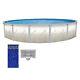 24'x52 Whispering Springs Round Pool with Pacific Diamond Unibead Liner & Skimmer