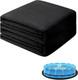 24Ft round Pool Liner Pad, Outdoor Swimming Pool Mat for above Ground Pool, Pre