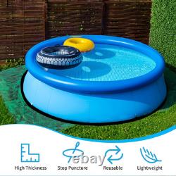 24Ft round Pool Liner Pad, Outdoor Swimming Pool Mat for above Ground Pool, Pre