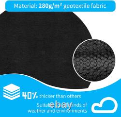 24Ft round Pool Liner Pad, Outdoor Swimming Pool Mat for above Ground Pool, Pre