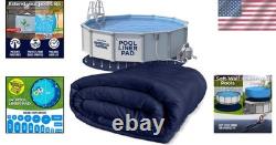24ft Above Ground Pool Liner Pad Puncture Protection