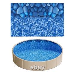 24ft Above Ground Swimming Pool Liner, Round Overlap 52 High