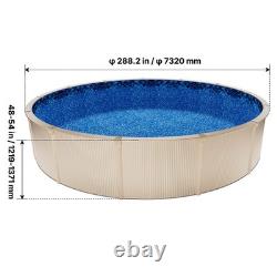 24ft Above Ground Swimming Pool Liner, Round Overlap 52 High 24ft Above Ground Swimming Pool Liner, Round Overlap 52 High