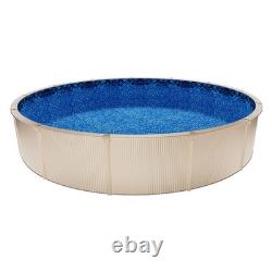 24ft Above Ground Swimming Pool Liner, Round Overlap 52 High