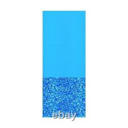 24ft Round Above Ground Pool Liner Standard Gauge Swirl Bottom Blue