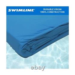 24ft Round Above Ground Pool Liner Standard Gauge Swirl Bottom Blue