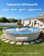 24ft Round Pool Liner Overlap Above Ground, 52 Wall, Premium Vinyl