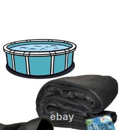 27-Foot Round Heavy Duty Pool Liner Pad for Above Ground Swimming Pools, Protect
