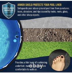 27-Foot Round Heavy Duty Pool Liner Pad for Above Ground Swimming Pools, Protect