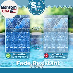 27 Ft round Swimming Pool Liner Stone Harbor Unibead Style 52 Inch Wall He
