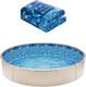 27-Ft round above Ground Pool Liner, Overlap Pool Liners, Standard Gauge Vinyl