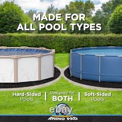 27 ft Round Pool Liner Pad for Above Ground Pools Durable Puncture Resistan