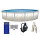 27' x 52 Whispering Springs Above Ground Pool with Unibead Liner Ladder & Filter