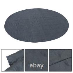 27FT Ground Pool Pads Above Ground Pool Pool Ground Mats For Pool Bottom Black