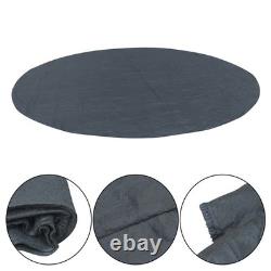 27FT Ground Pool Pads Above Ground Pool Pool Ground Mats For Pool Bottom Black
