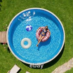 27ft Above-Ground Pool Liner, Round, UniBead, 52in Wall, Heavy-Duty 16mil Vinyl