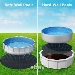 28 Ft Pool Liner Pad, Round Pool Liners for Above Ground Swimming Pools, Dura