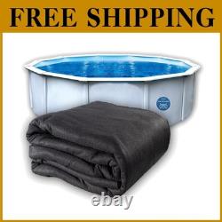 30' Round Aboveground Pool Liner Pad Puncture Resistant & Pre-Cut Easy Install