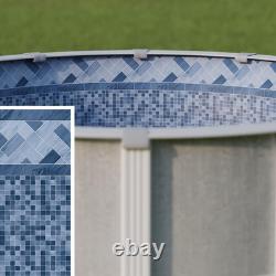 30' round Aqua Matrix Overlap above Ground Pool Liner, 48 52 Wall, Standard