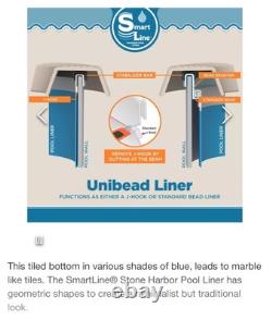 30' x 48 Round Unibead 25 Gauge Swimming Pool Liner (Choose Pattern)