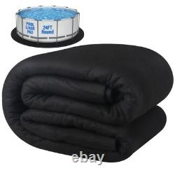 300 G/M² Pool Liner Pad, 2025 New 24 FT Round Pool Pad for Above Ground Swimmi