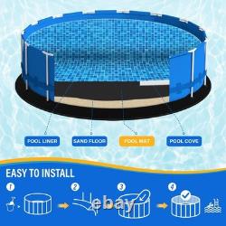 300 G/M² Pool Liner Pad, 2025 New 24 FT Round Pool Pad for Above Ground Swimmi
