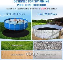 300G/M² Thicker 21FT Pool Liner Pad, Seamless above Ground Pool Liner, Pre-Cut Hea
