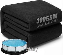 300G/M² Thicker 24FT Pool Liner Pad, Seamless above Ground Pool Liner, Thicker Du