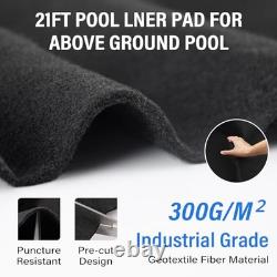 300G/M² Thicker Pool Liner Pad, Seamless Above Ground Pool Liner, Pre-Cut 21FT