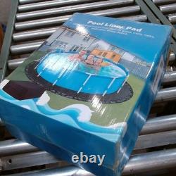 305CM Round Pool Liner Pad Non Slip Above Ground Pool Floor Mat Black