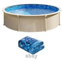 30ft Above Ground Swimming Beaded Pool Liner, Round for 52 Steel Wall
