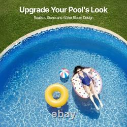 30ft Above Ground Swimming Beaded Pool Liner, Round for 52 Steel Wall